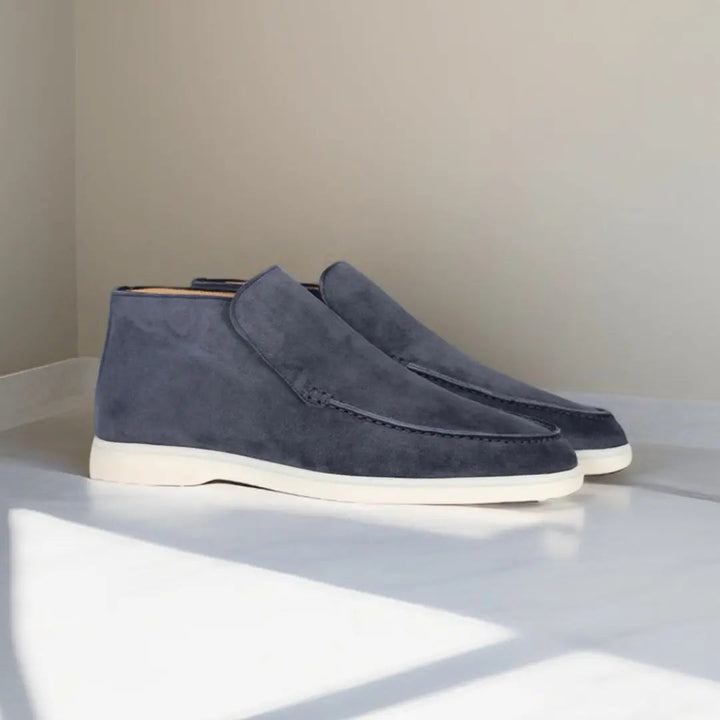Casual Slip-On Booties med Moccasin-Syninger - til Mænd