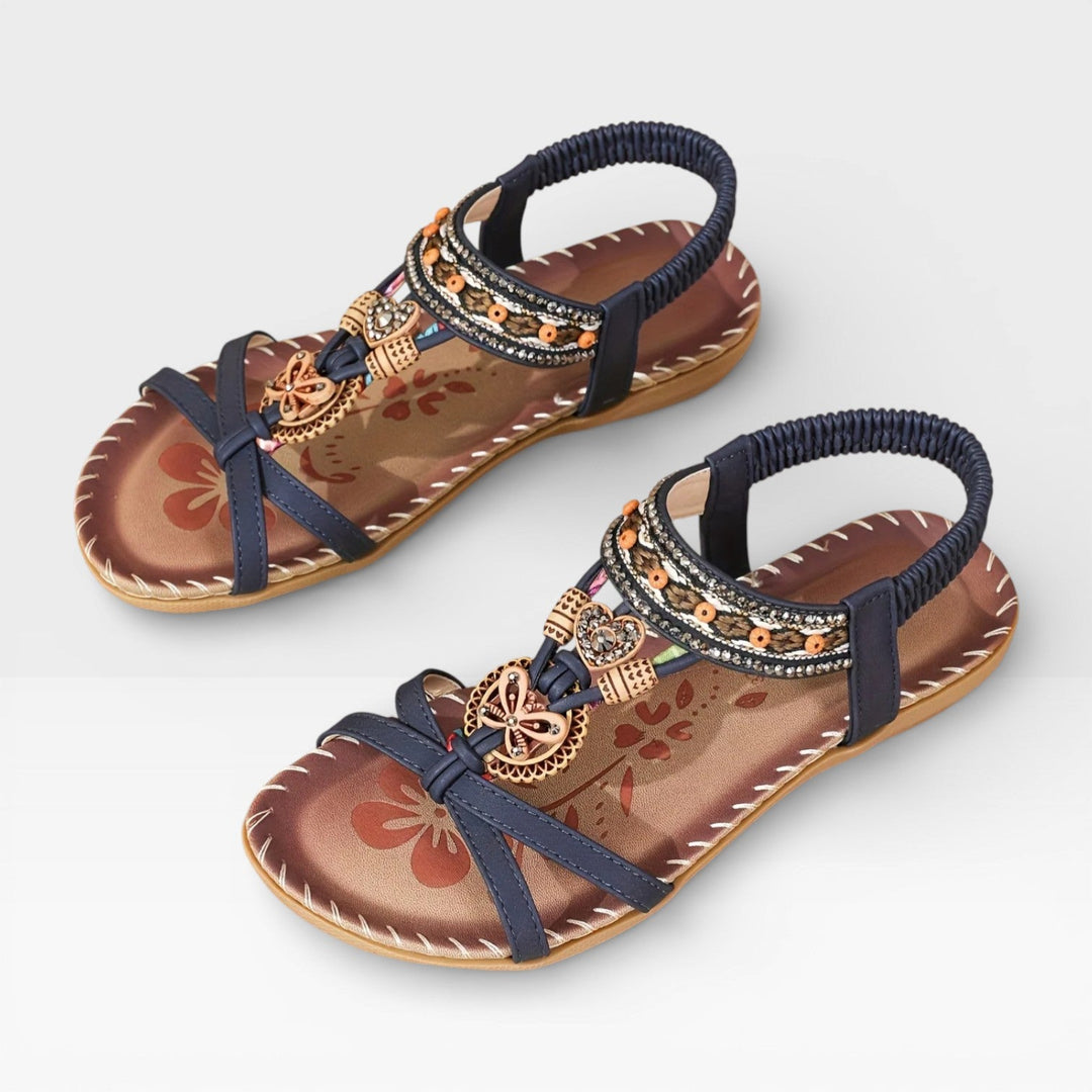 Kvinder Boho Sandaler med Perler