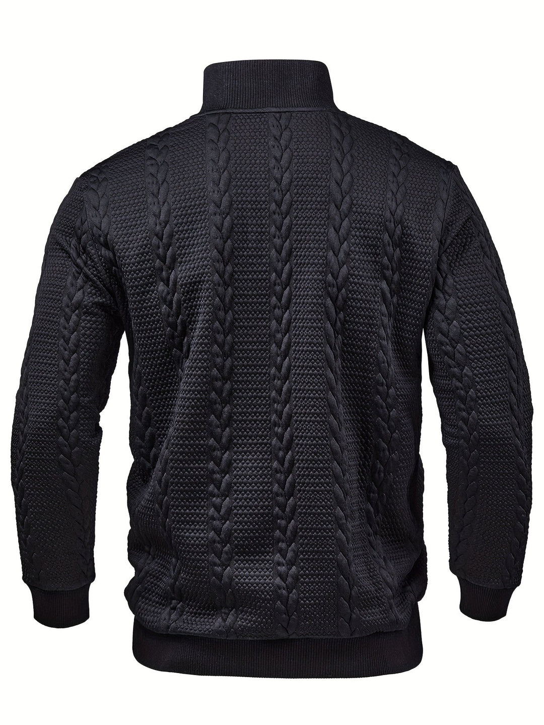 Mænd Casual Pullover med Opstående Krave