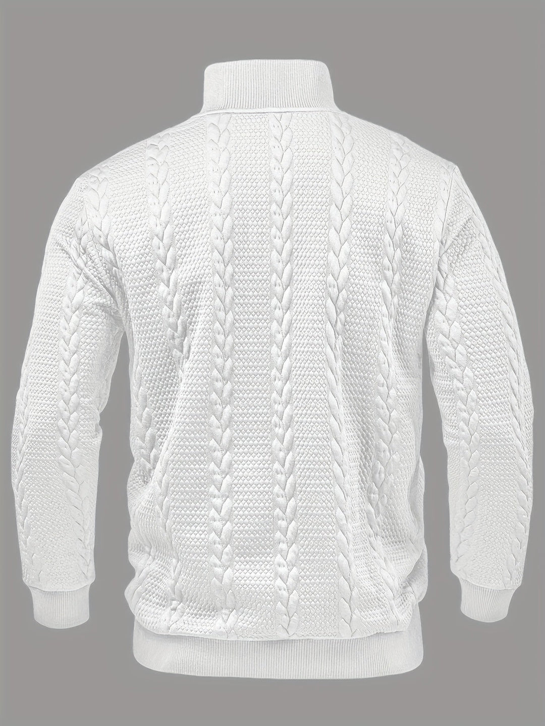 Mænd Casual Pullover med Opstående Krave