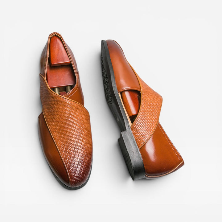 Mænd Casual Loafers med Flettet Tekstur