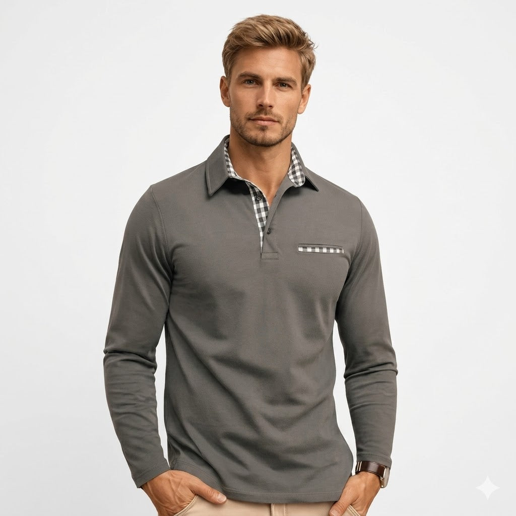 Luca Moreau | Long Sleeve Polo skjorte til herre