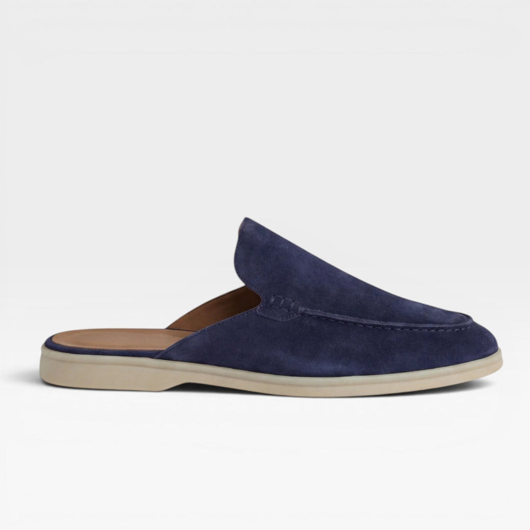 Mænd Casual Mules med Moc-Toe Syninger