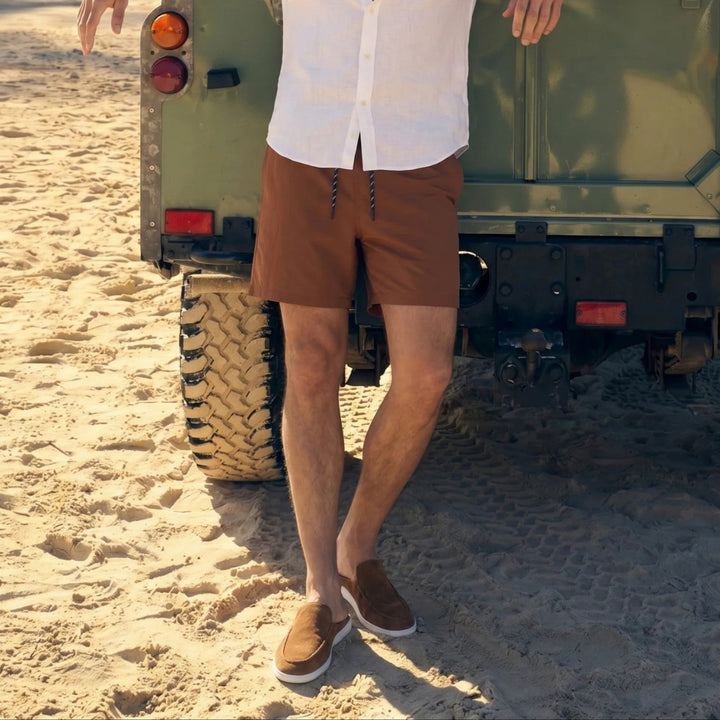 Mænd Casual Mules med Moc-Toe Syninger