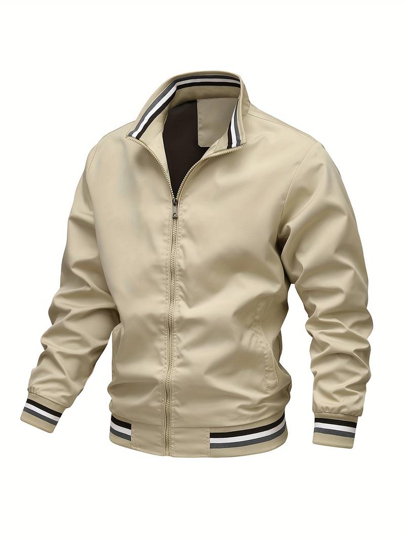 Thomas - Stilfuld Jakke Med Stående Krave