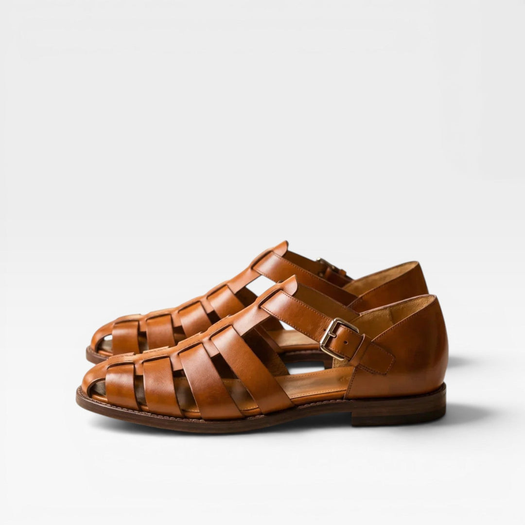 Mænd Elegante Sommersandaler med Ankelrem