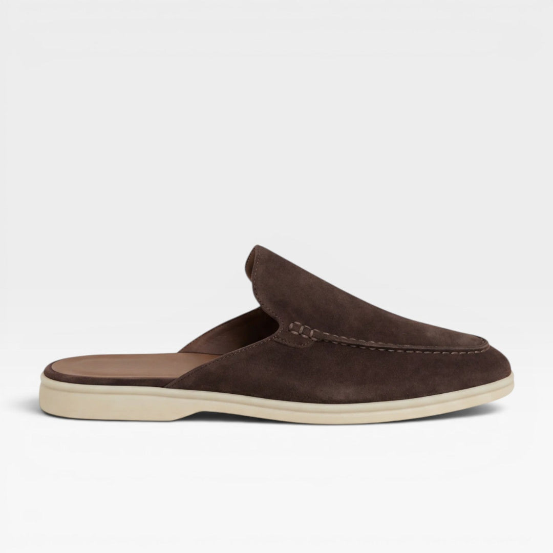 Mænd Casual Mules med Moc-Toe Syninger