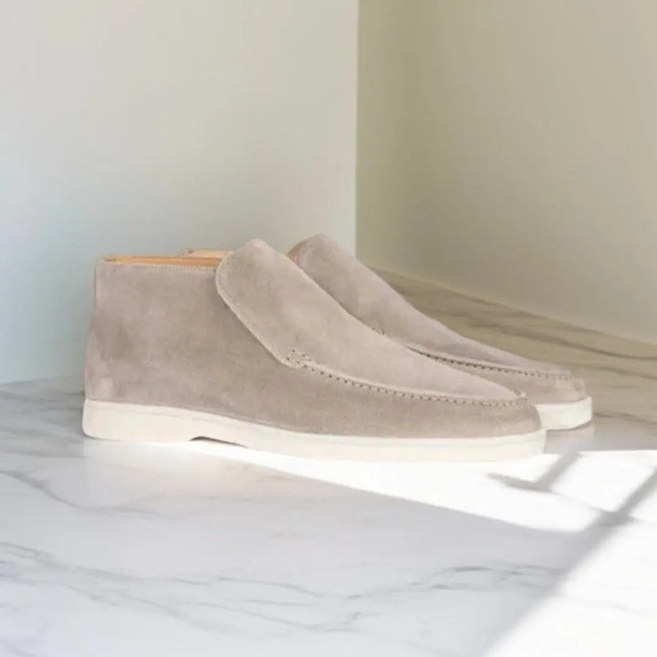 Casual Slip-On Booties med Moccasin-Syninger - til Mænd