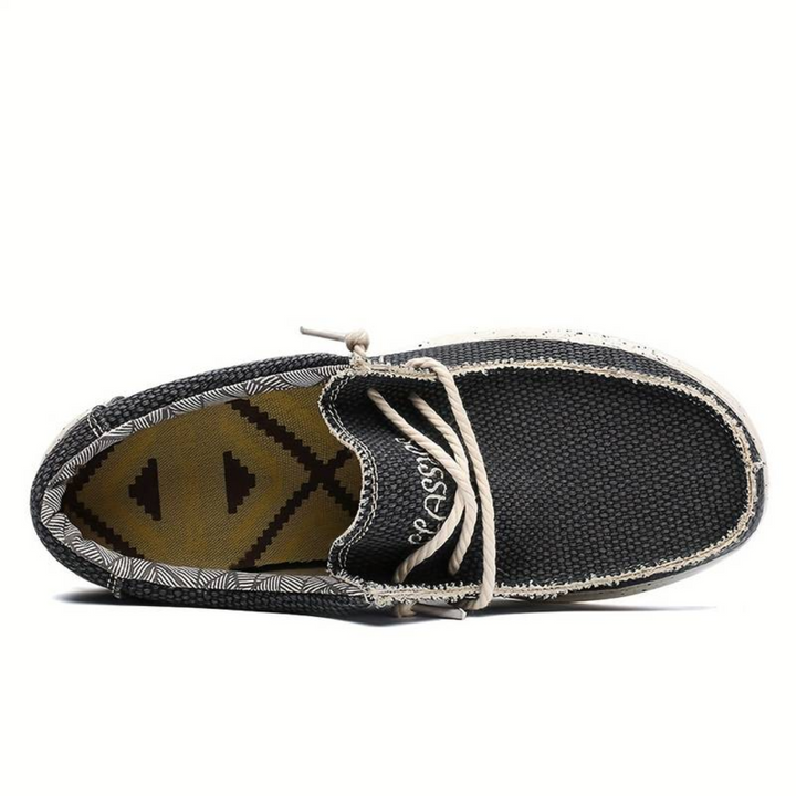 Lorenzo Bellini | afslappet loafers i kanvas til herre