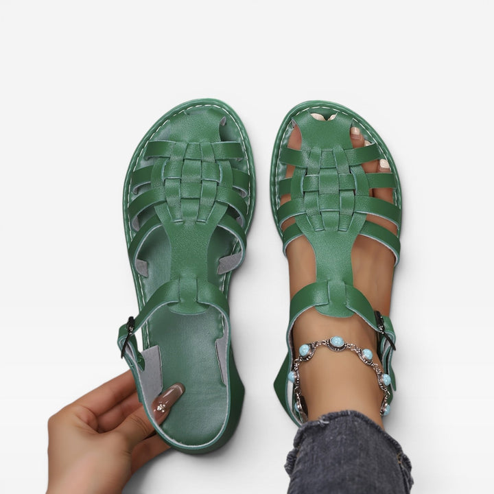 Kvinder Klassiske Gladiator Sommersandaler med Spænde