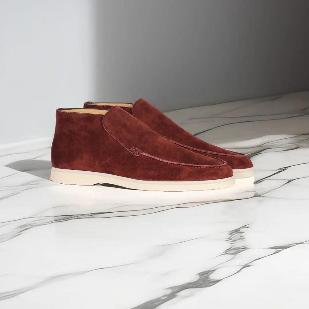 Casual Slip-On Booties med Moccasin-Syninger - til Mænd
