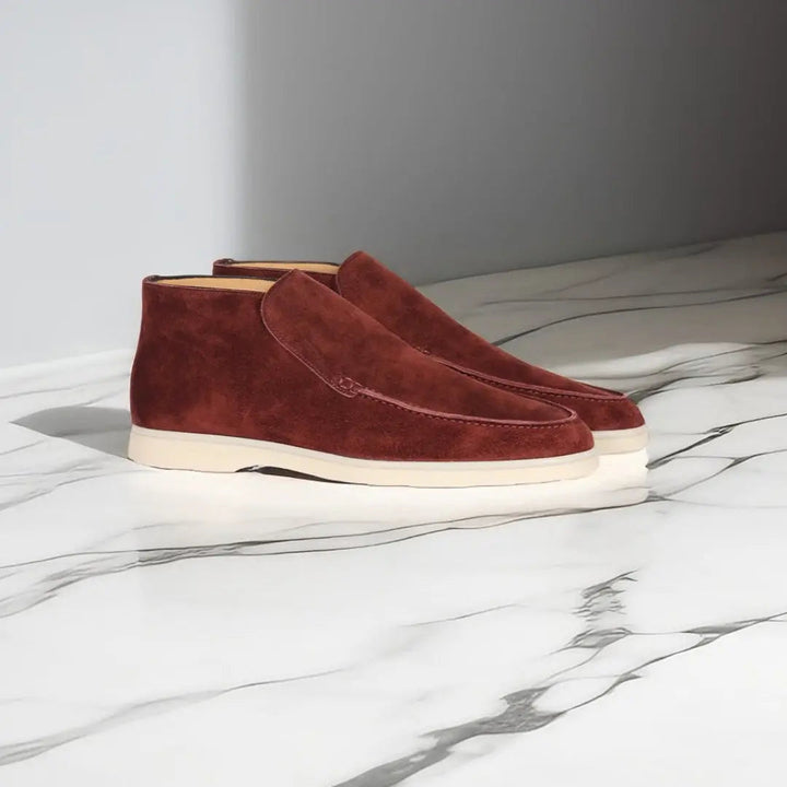 Casual Slip-On Booties med Moccasin-Syninger - til Mænd