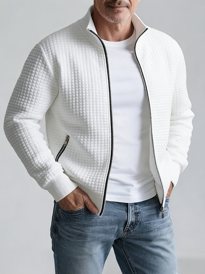 Mænd Elegante Jakke med Lynlåslommer