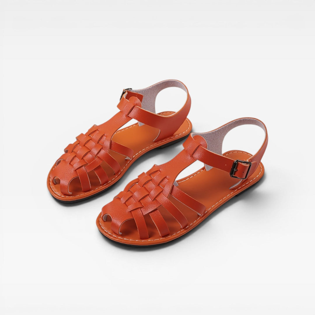 Kvinder Klassiske Gladiator Sommersandaler med Spænde