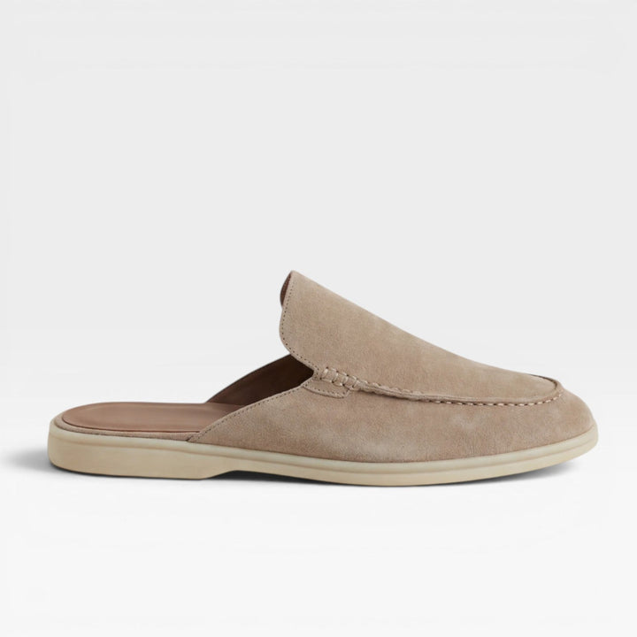 Mænd Casual Mules med Moc-Toe Syninger