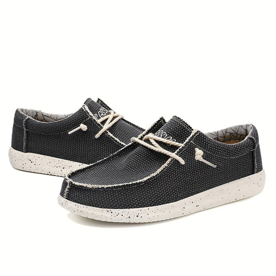 Lorenzo Bellini | afslappet loafers i kanvas til herre