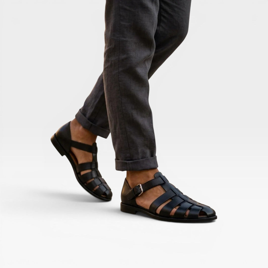 Mænd Elegante Sommersandaler med Ankelrem