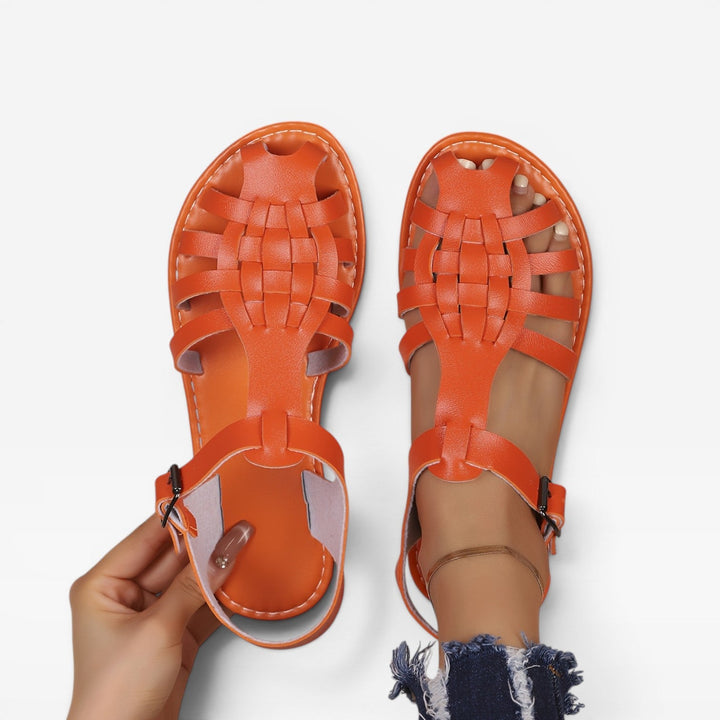 Kvinder Klassiske Gladiator Sommersandaler med Spænde