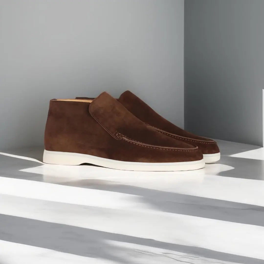 Casual Slip-On Booties med Moccasin-Syninger - til Mænd