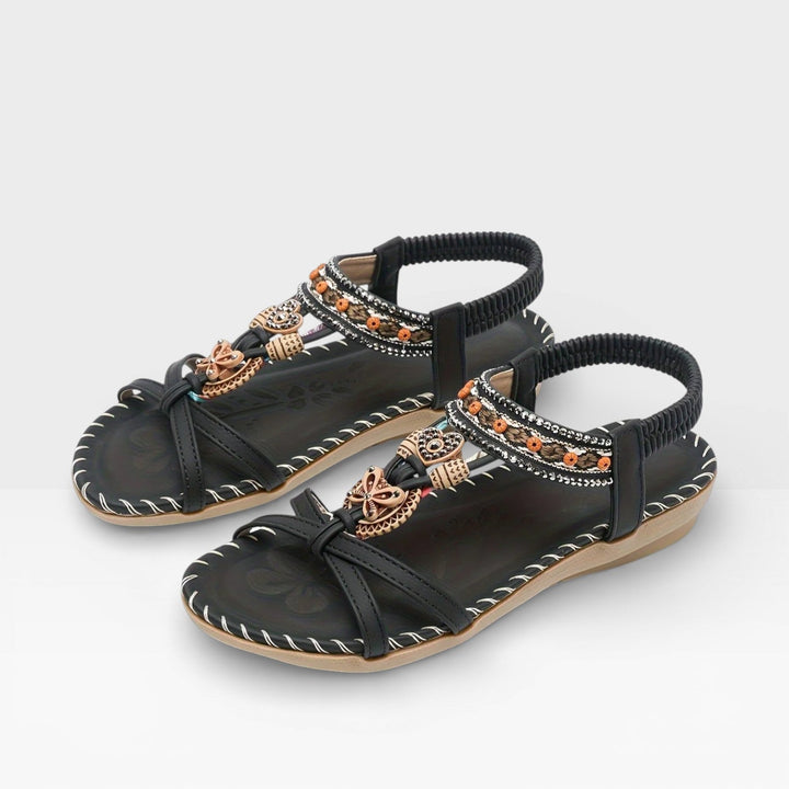 Kvinder Boho Sandaler med Perler