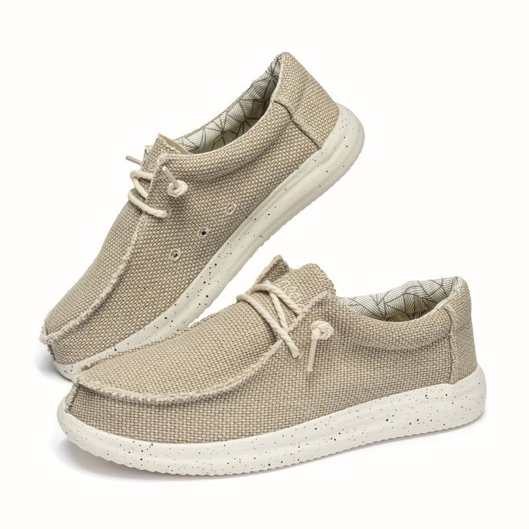 Lorenzo Bellini | afslappet loafers i kanvas til herre