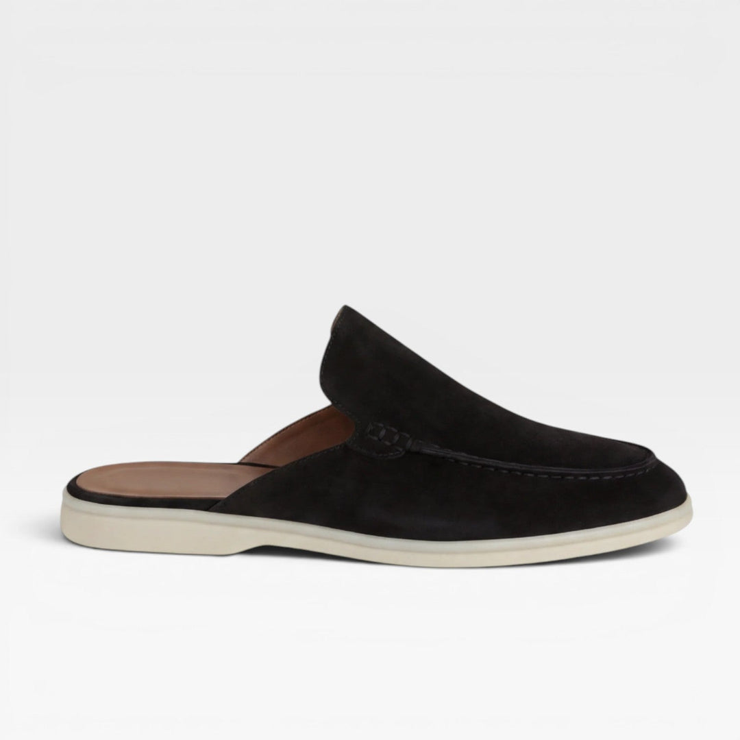 Mænd Casual Mules med Moc-Toe Syninger