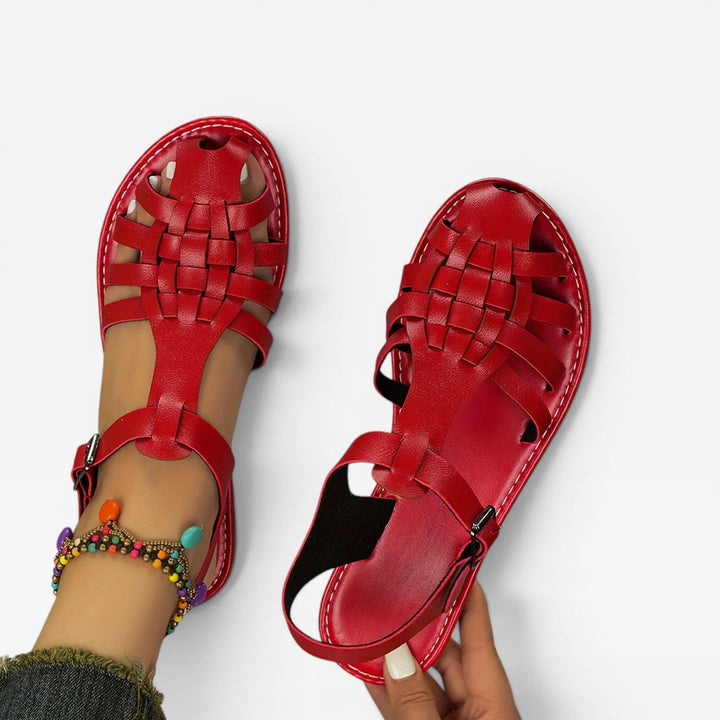 Kvinder Klassiske Gladiator Sommersandaler med Spænde