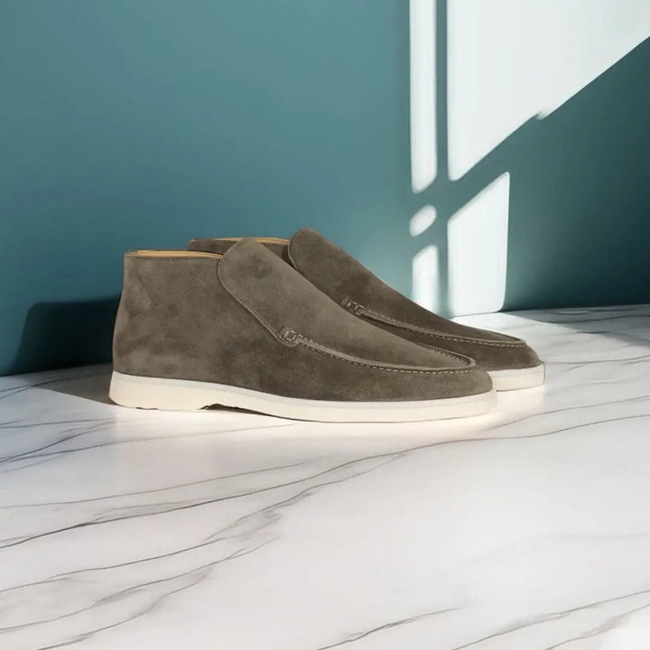 Casual Slip-On Booties med Moccasin-Syninger - til Mænd