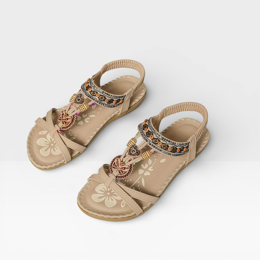 Kvinder Boho Sandaler med Perler
