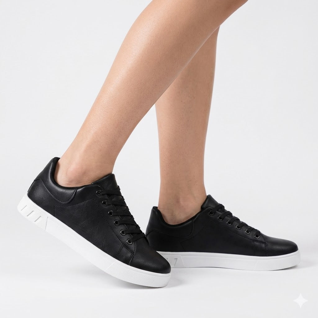 Matteo Sinclair - Minimalistiske Lædersneakers Til Herre