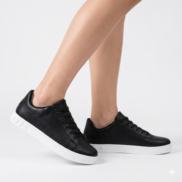 Matteo Sinclair - Minimalistiske Lædersneakers Til Herre