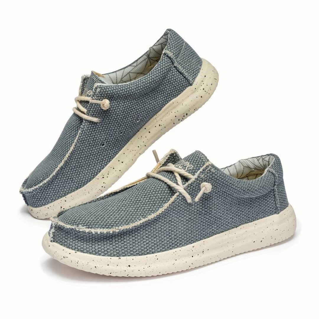 Lorenzo Bellini | afslappet loafers i kanvas til herre