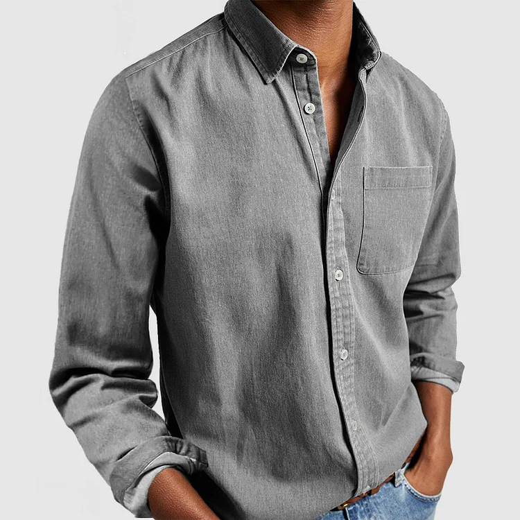 Alvin Skjorte Herre | Klassisk Button-Down, Skræddersyet Pasform 3