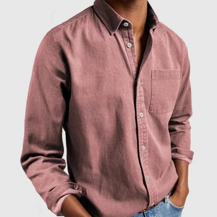 Alvin Skjorte Herre | Klassisk Button-Down, Skræddersyet Pasform 8