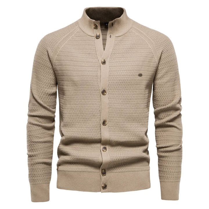 Nathaniel Rossi - Premium Strikket Cardigan Til Herre