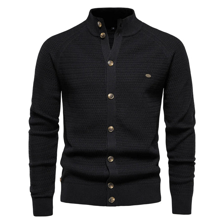 Nathaniel Rossi - Premium Strikket Cardigan Til Herre