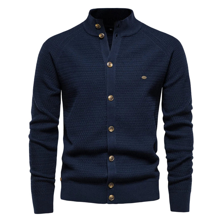 Nathaniel Rossi - Premium Strikket Cardigan Til Herre