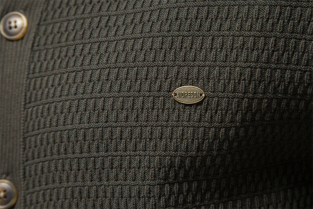 Nathaniel Rossi - Premium Strikket Cardigan Til Herre