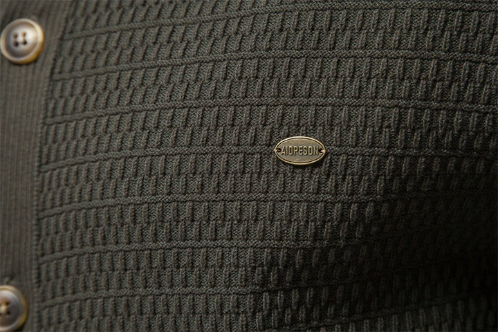 Nathaniel Rossi - Premium Strikket Cardigan Til Herre