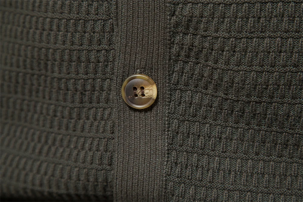 Nathaniel Rossi - Premium Strikket Cardigan Til Herre