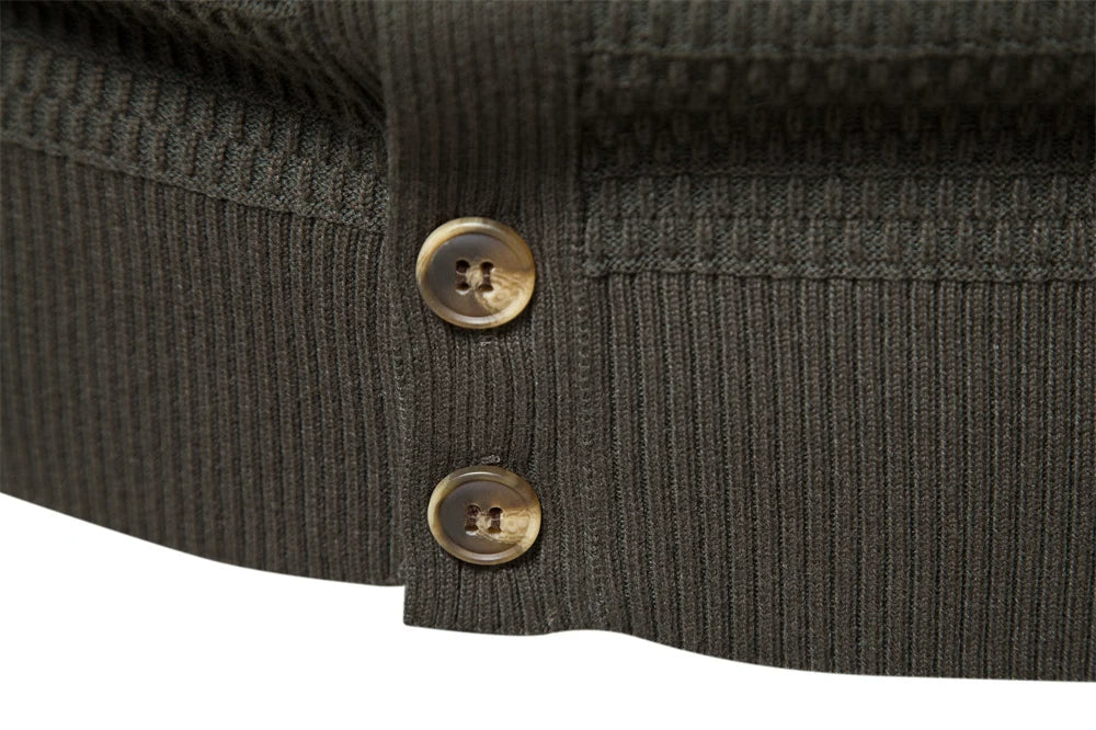 Nathaniel Rossi - Premium Strikket Cardigan Til Herre