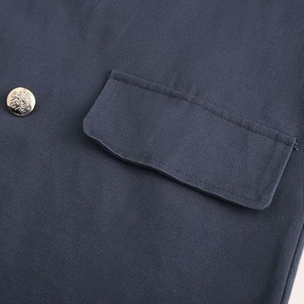Stilfuld Afslappet Mænds Dobbelt-Knap Blazer