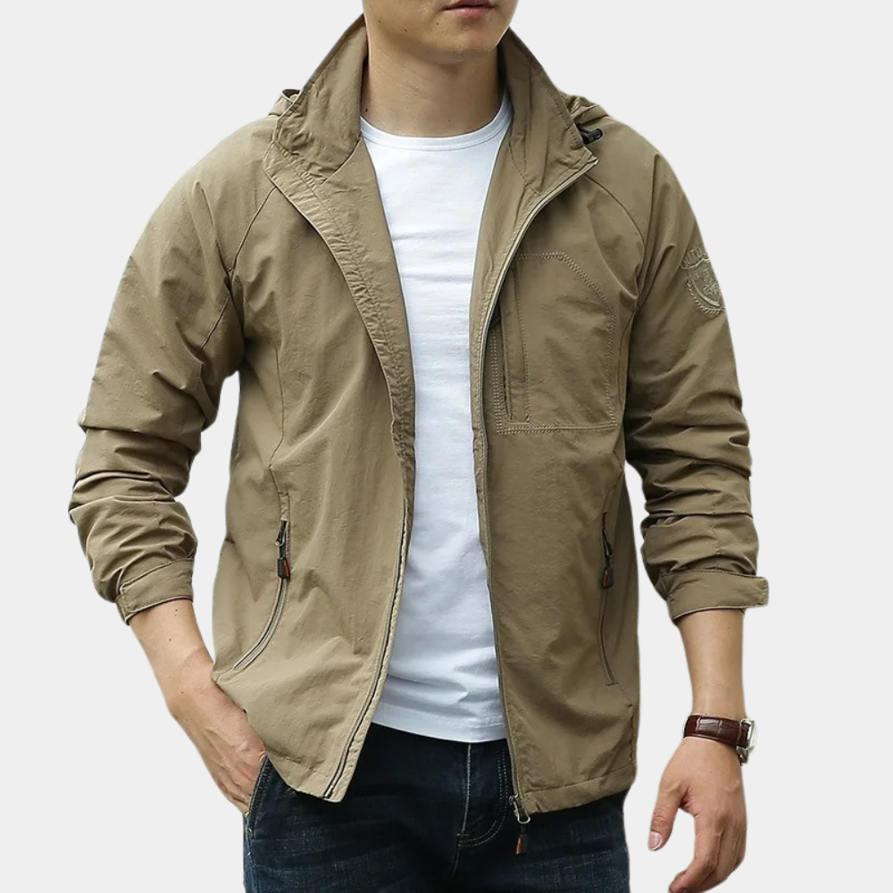 Coeur - Trendy Cargo Sommerjakke Til Mænd