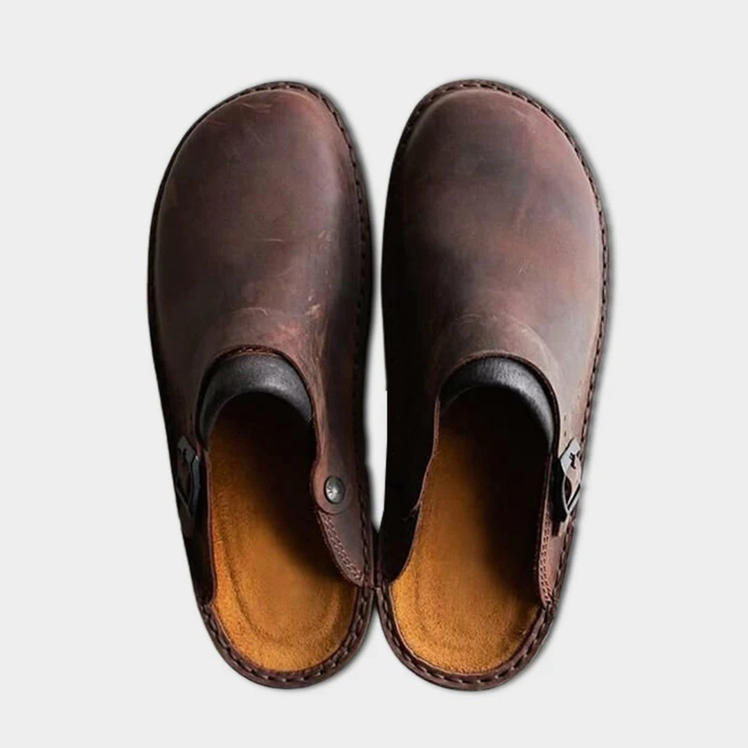 Marco Bellini | afslappet Comfort slip-on træsko til herre
