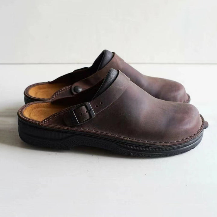 Marco Bellini | afslappet Comfort slip-on træsko til herre