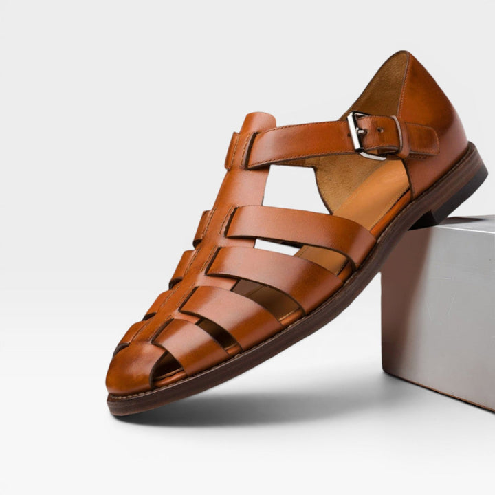 Mænd Elegante Sommersandaler med Ankelrem