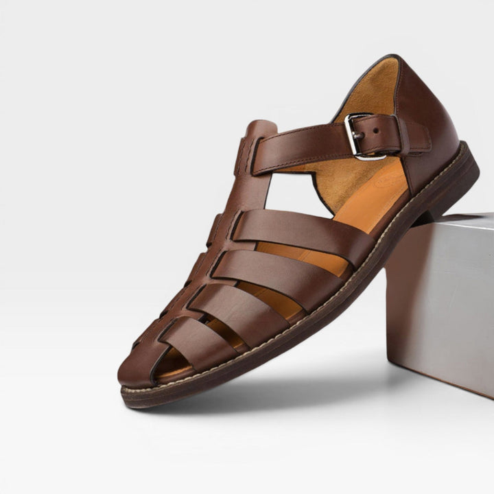 Mænd Elegante Sommersandaler med Ankelrem