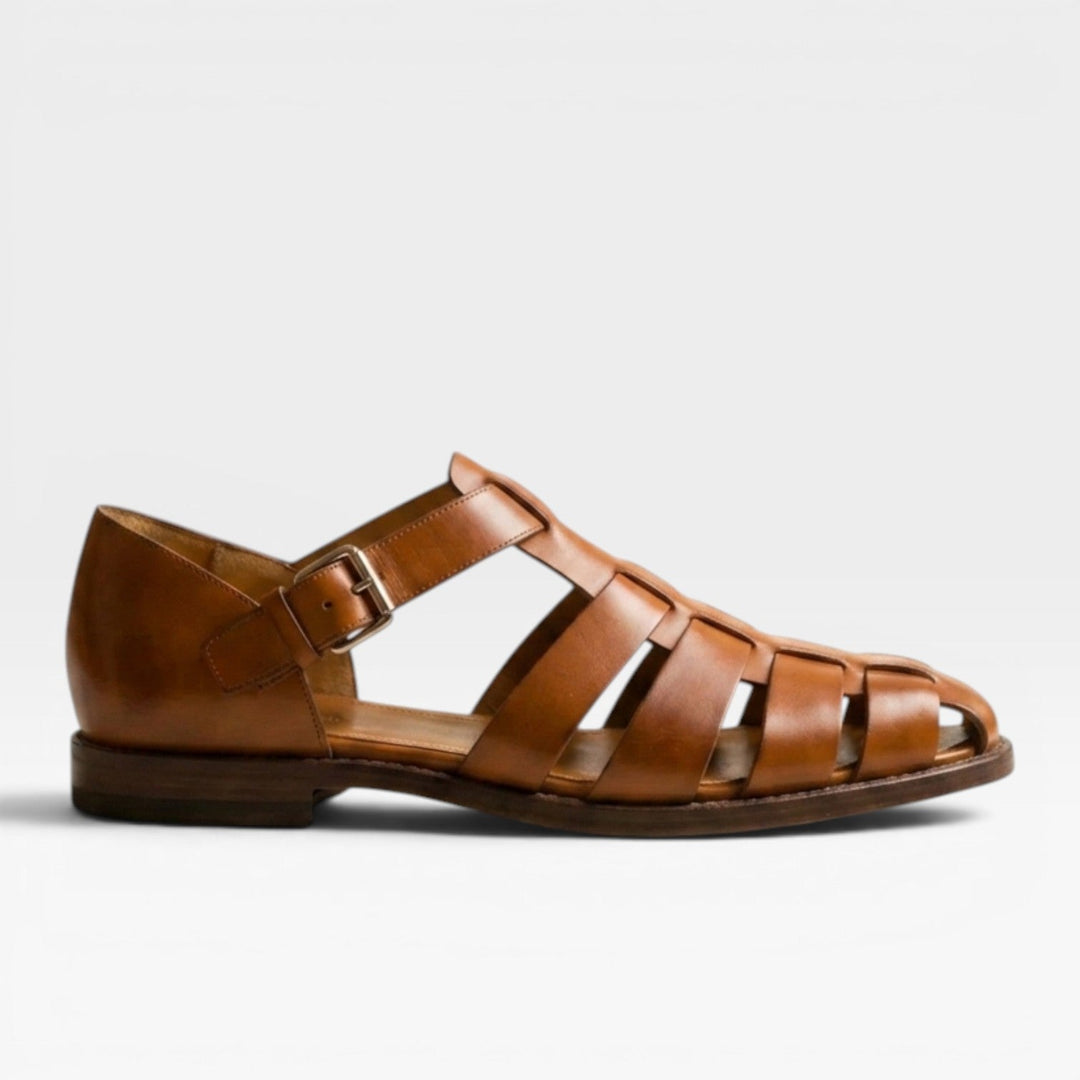 Mænd Elegante Sommersandaler med Ankelrem