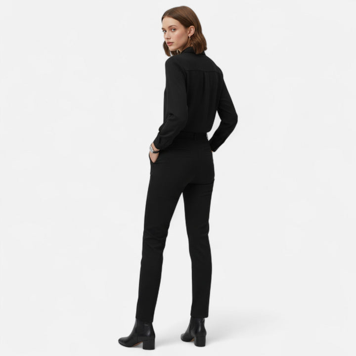 Camille Laurent - Elegant Kontor Bluse Til Dame