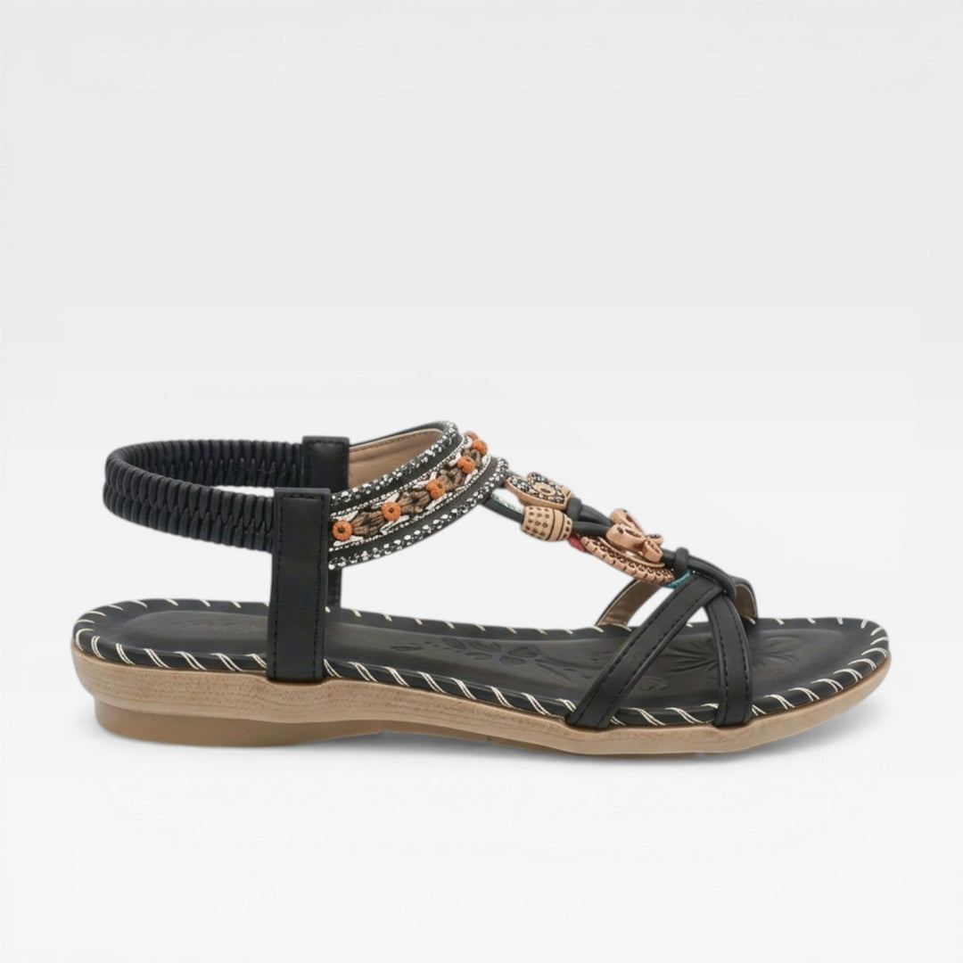 Kvinder Boho Sandaler med Perler